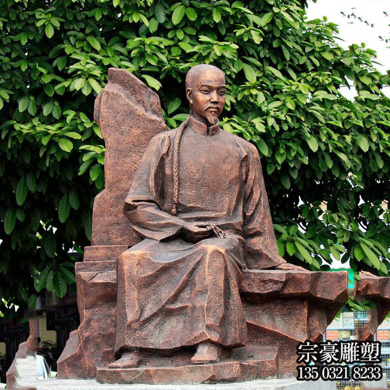古代十大名醫之葉天士銅雕塑像 古代十大名醫之葉天士銅雕塑像